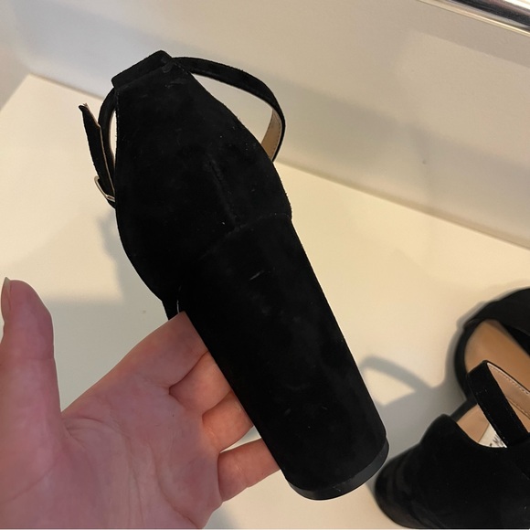 Steve Madden Carrson Suede Block Heels - Picture 11 of 14